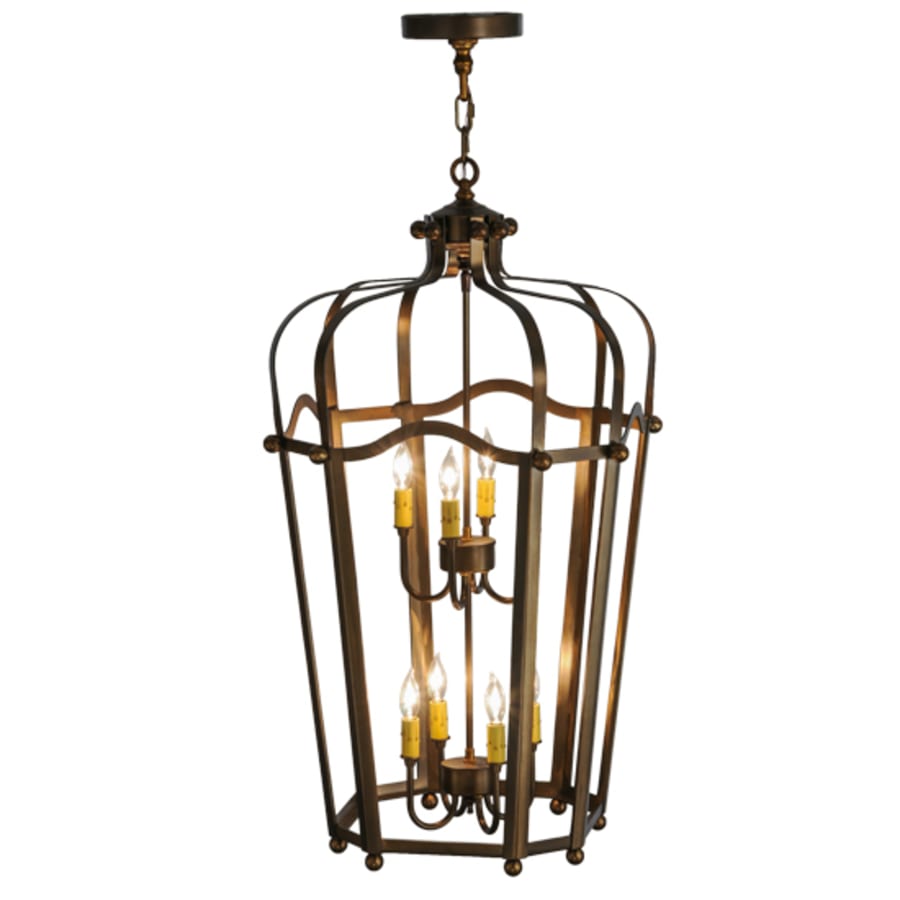 Meyda Tiffany Citadel 8 Light 22" Wide Taper Candle Pendant
