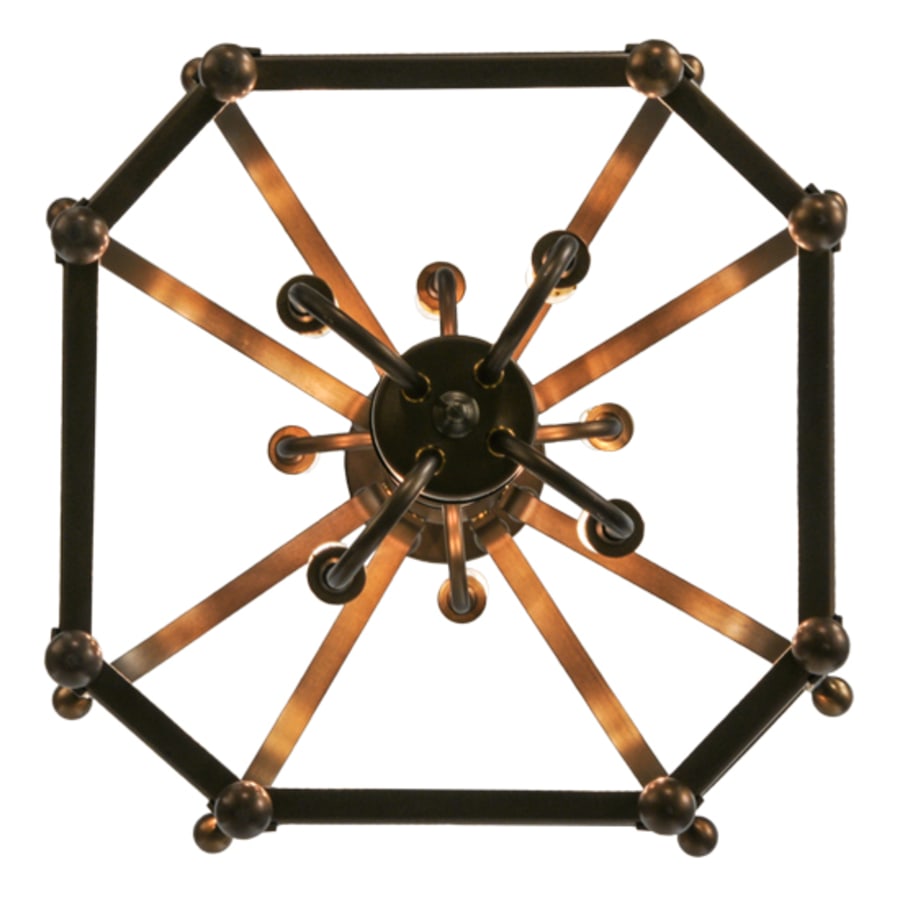 Meyda Tiffany Citadel 8 Light 22" Wide Taper Candle Pendant