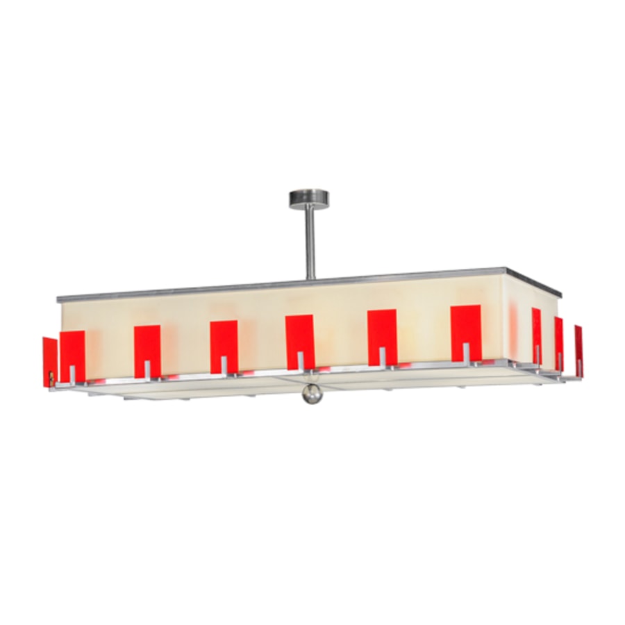 Meyda Tiffany Escalade 12 Light 72" Wide Linear Pendant