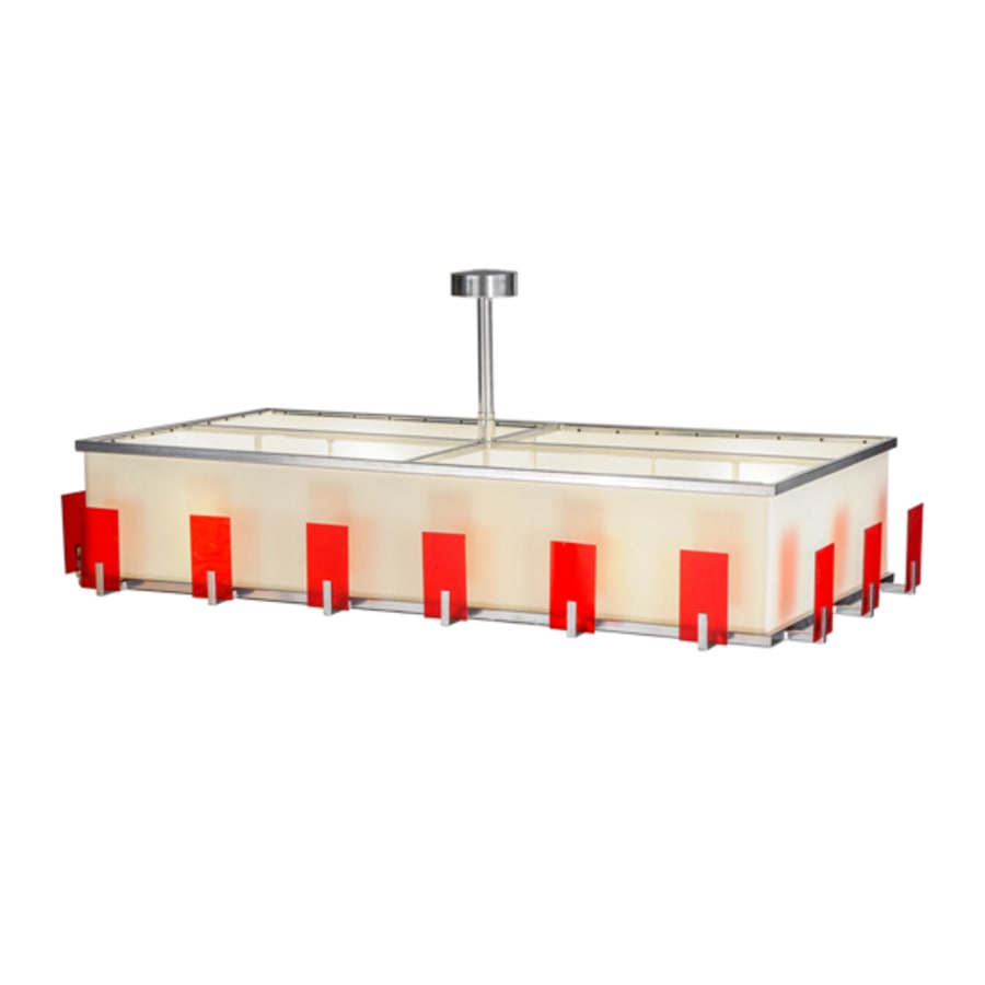 Meyda Tiffany Escalade 12 Light 72" Wide Linear Pendant