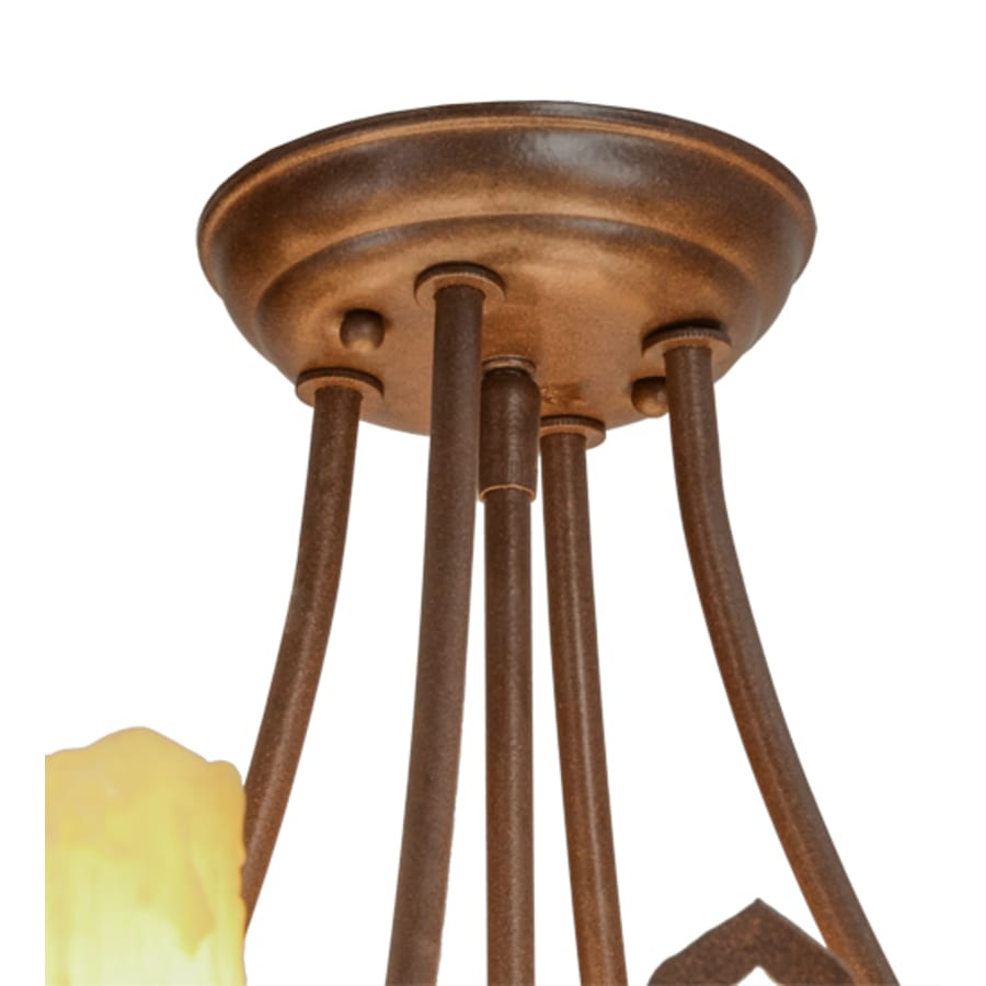 Meyda Tiffany Stanley 20 Light 32" Wide Semi-Flush Ceiling Fixture