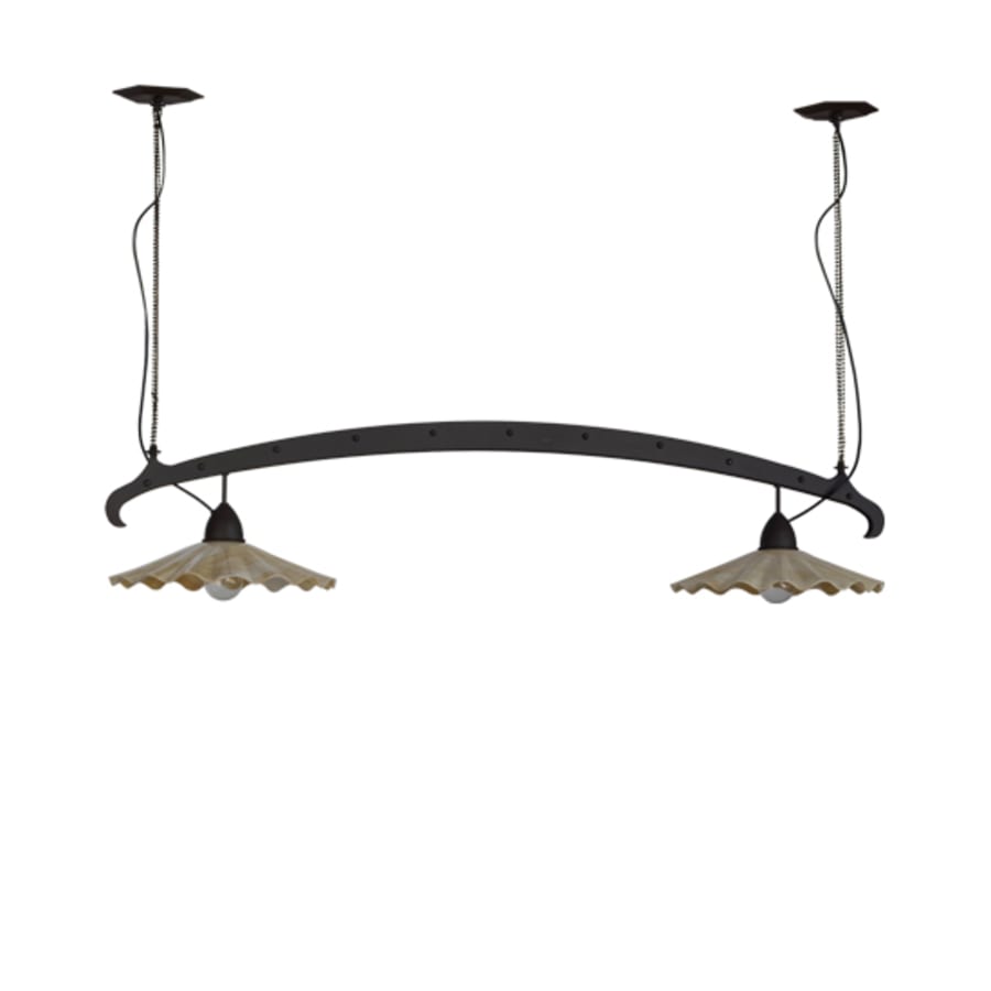 Meyda Tiffany Metro 2 Light 66" Wide Linear Pendant
