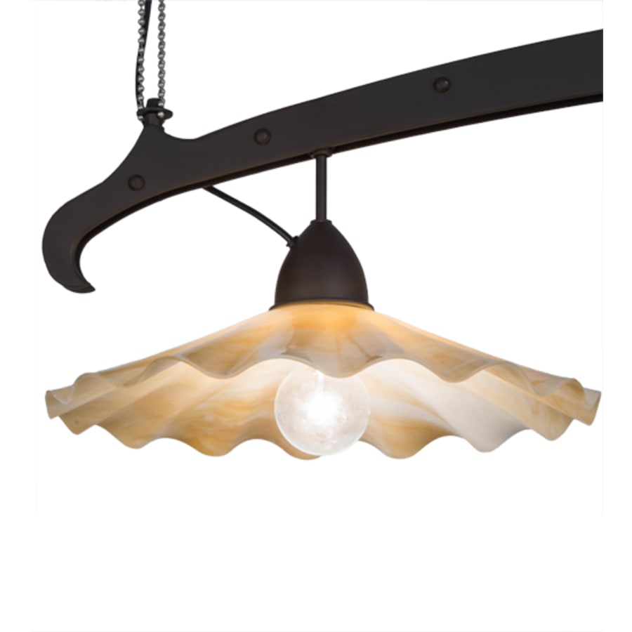 Meyda Tiffany Metro 2 Light 66" Wide Linear Pendant