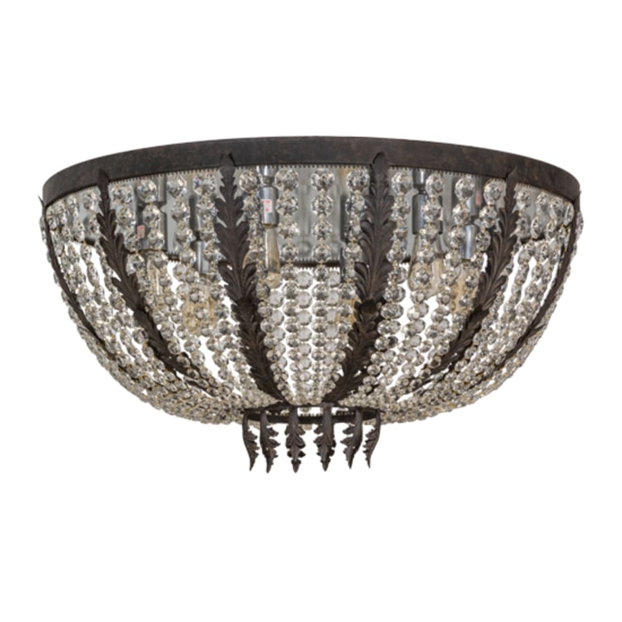 Meyda Tiffany Chrisanne 6 Light 32" Wide Flush Mount Bowl Ceiling Fixture