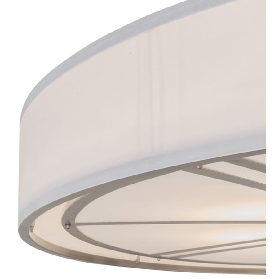 Meyda Tiffany Cilindro Milwaukee 8 Light 60" Wide Flush Mount Drum Ceiling Fixture