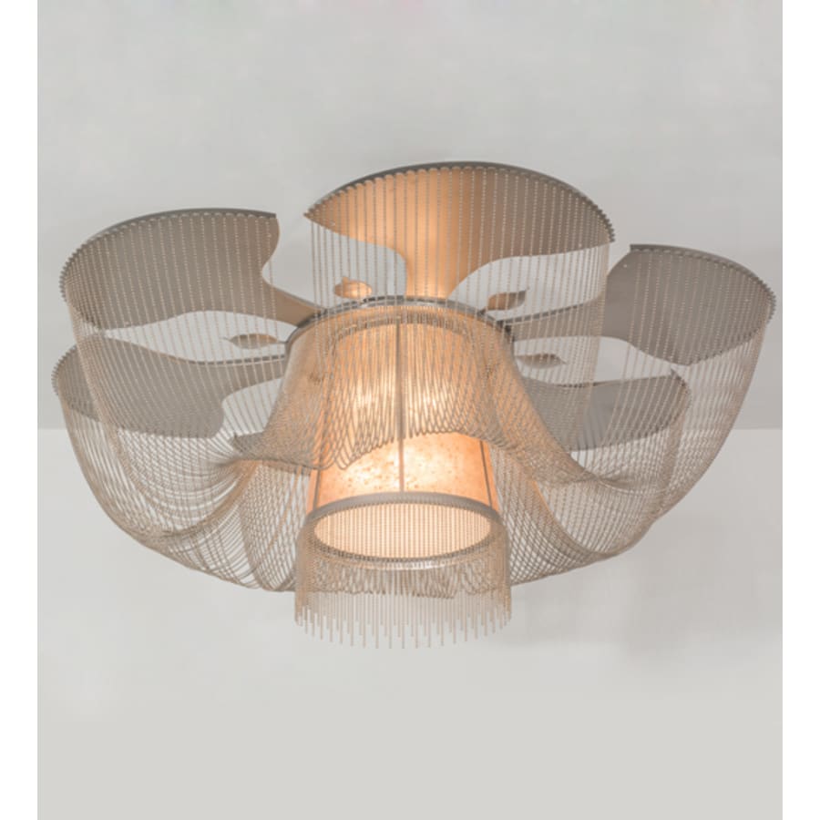 Meyda Tiffany Niagara 8 Light 60" Wide Flush Mount Waterfall Ceiling Fixture