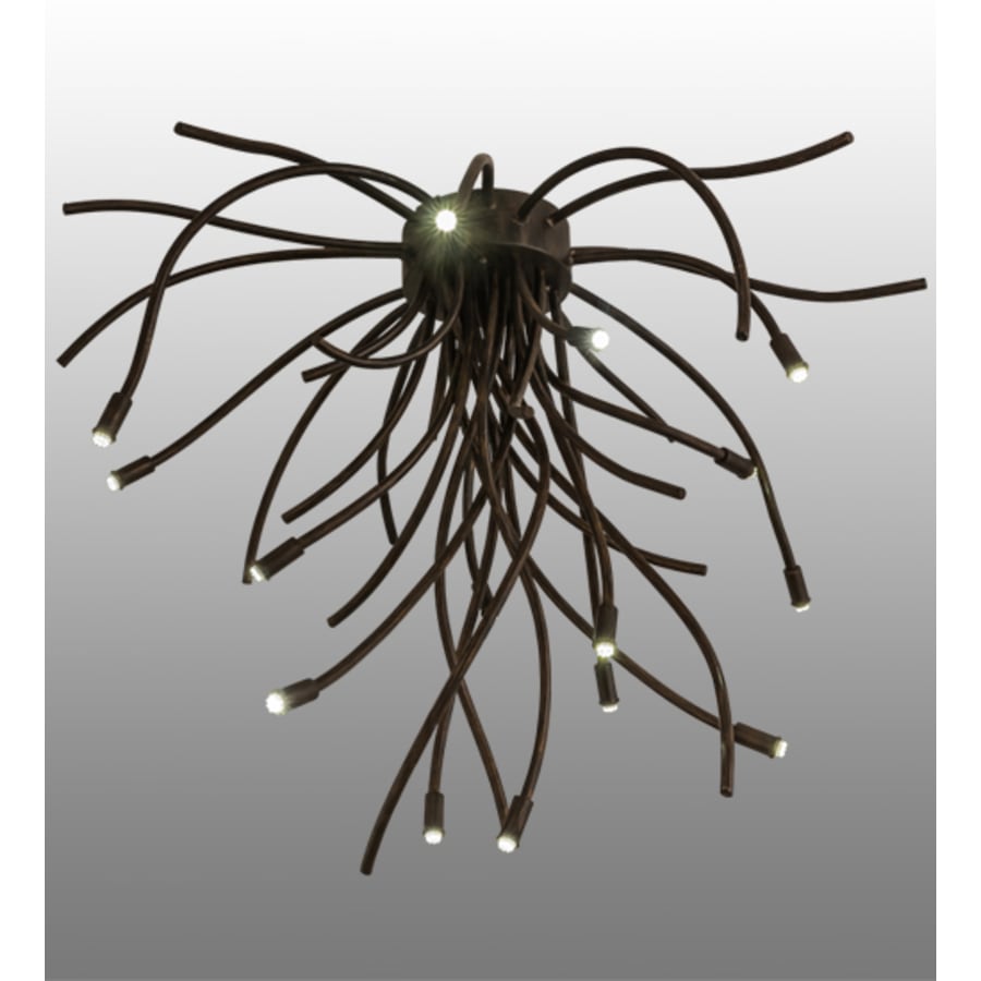 Meyda Tiffany Samara 15 Light 40" Wide Semi-Flush Ceiling Fixture
