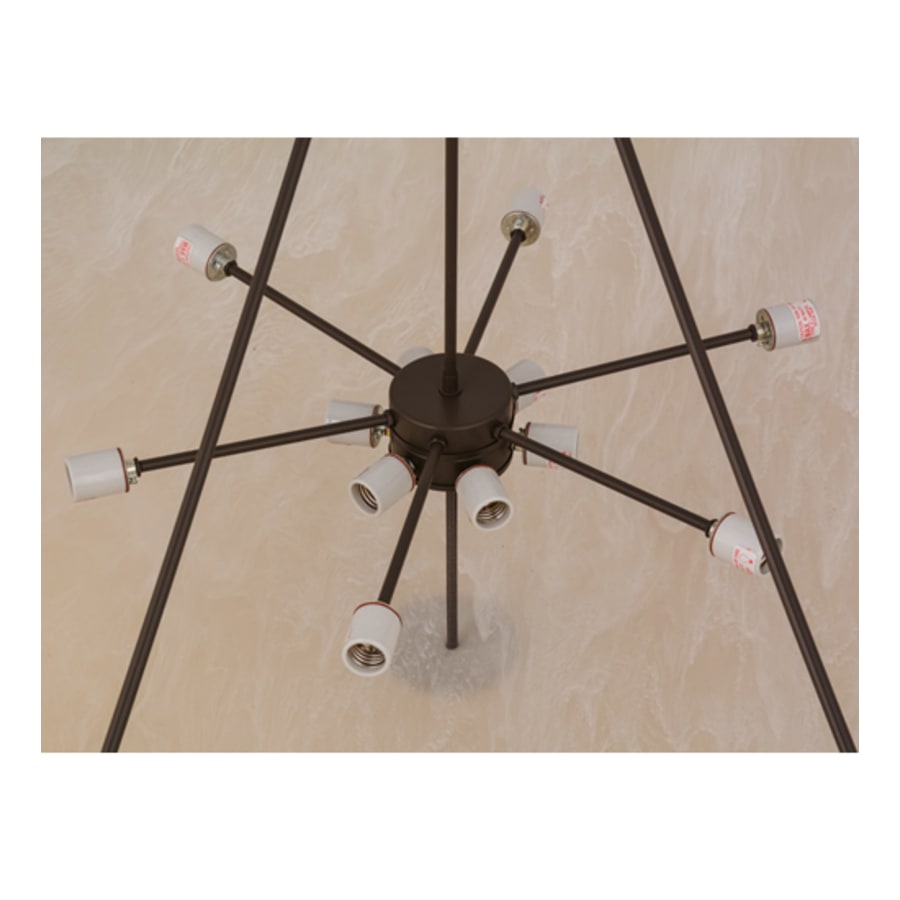 Meyda Tiffany Madison 12 Light 60" Wide Semi-Flush Bowl Ceiling Fixture - Timeless Bronze Finish