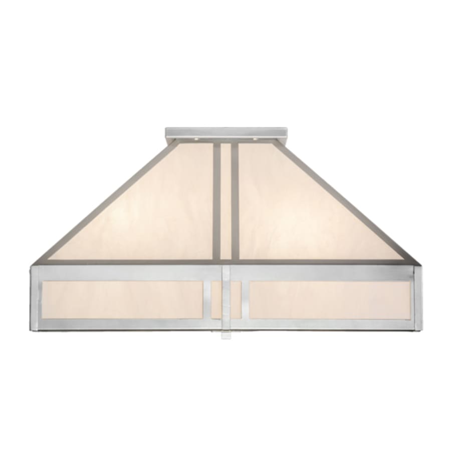 Meyda Tiffany Whitewing 4 Light 51" Wide Flush Mount Ceiling Fixture