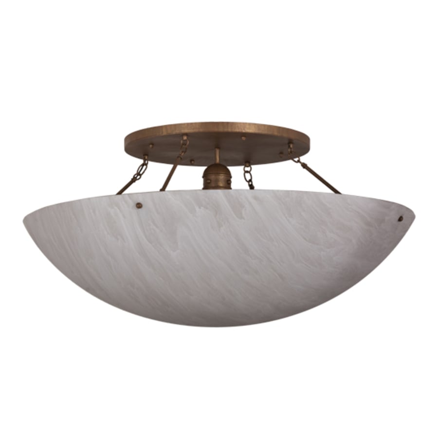 Meyda Tiffany Artesia 8 Light 42" Wide Semi-Flush Bowl Ceiling Fixture