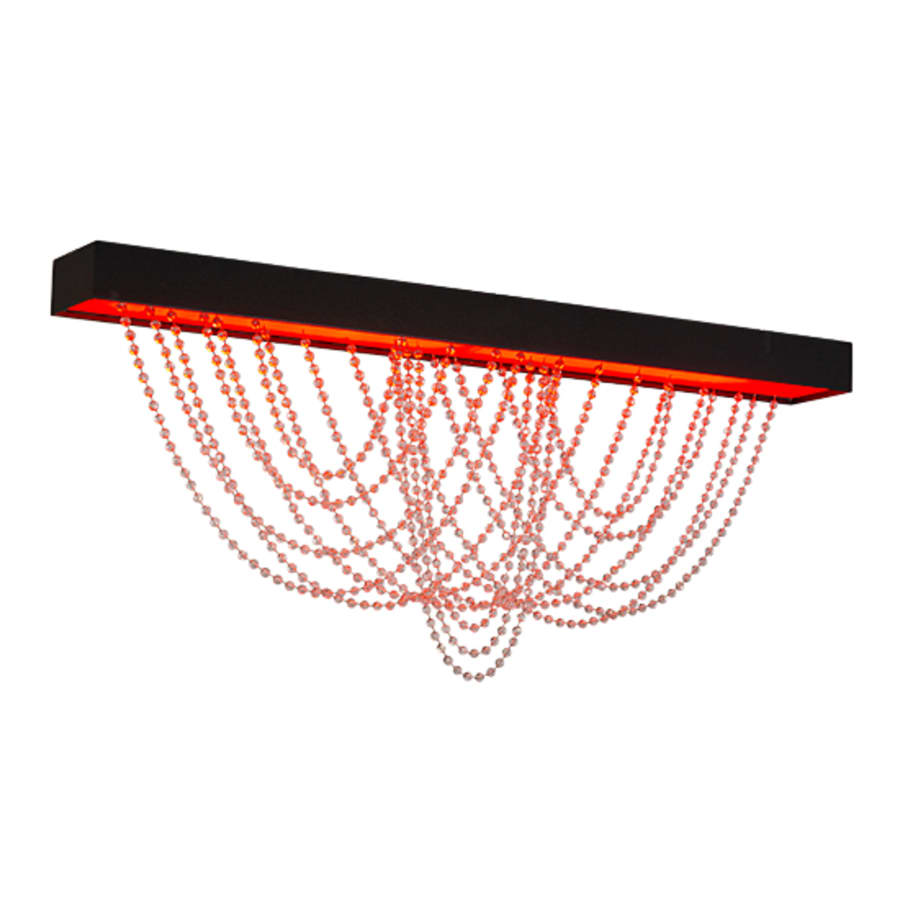 Meyda Tiffany Hollander 64" Wide LED Flush Mount Ceiling Fixture