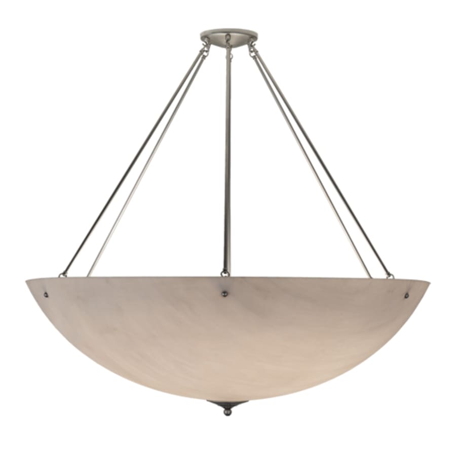 Meyda Tiffany Madison 8 Light 48" Wide Semi-Flush Bowl Ceiling Fixture - Nickel Finish