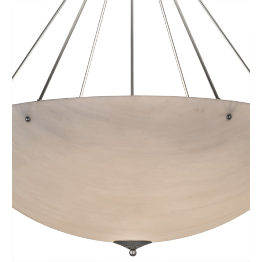Meyda Tiffany Madison 8 Light 48" Wide Semi-Flush Bowl Ceiling Fixture - Nickel Finish