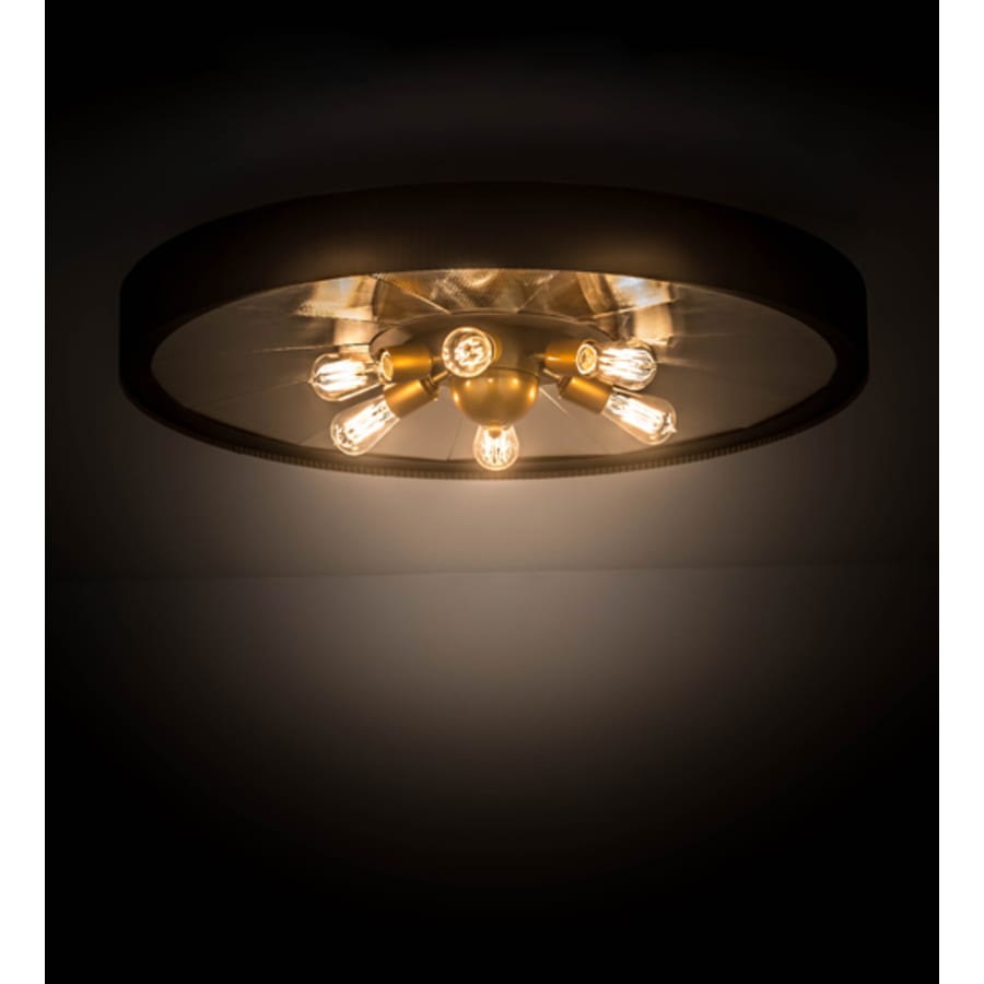 Meyda Tiffany Tennessee 6 Light 36" Wide Semi-Flush Ceiling Fixture