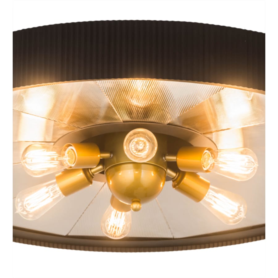 Meyda Tiffany Tennessee 6 Light 36" Wide Semi-Flush Ceiling Fixture