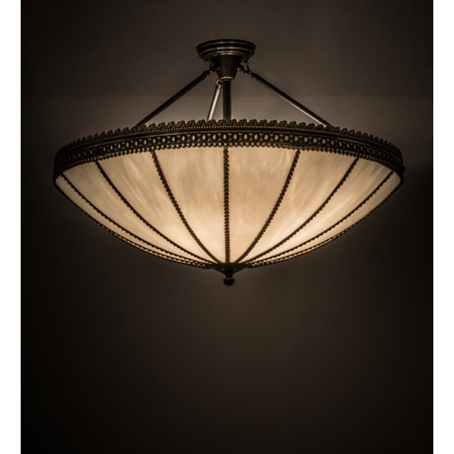 Meyda Tiffany Shansky 4 Light 31" Wide Semi-Flush Bowl Ceiling Fixture