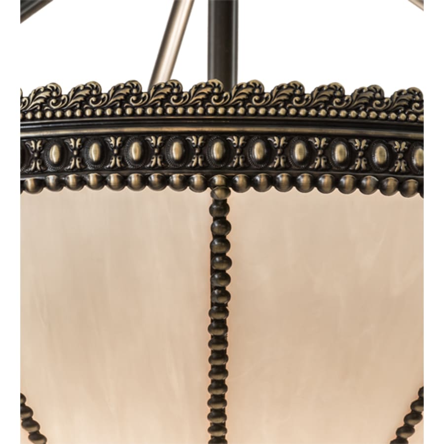 Meyda Tiffany Shansky 4 Light 31" Wide Semi-Flush Bowl Ceiling Fixture