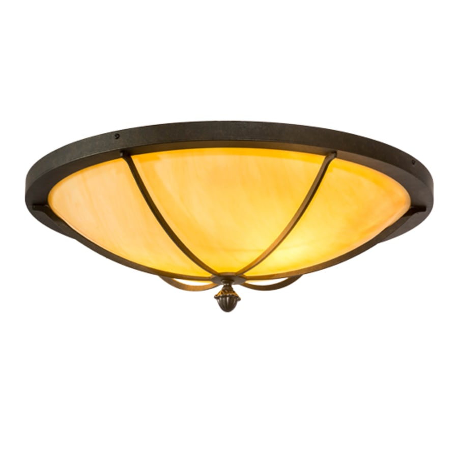 Meyda Tiffany Dominga 2 Light 24" Wide Flush Mount Bowl Ceiling Fixture