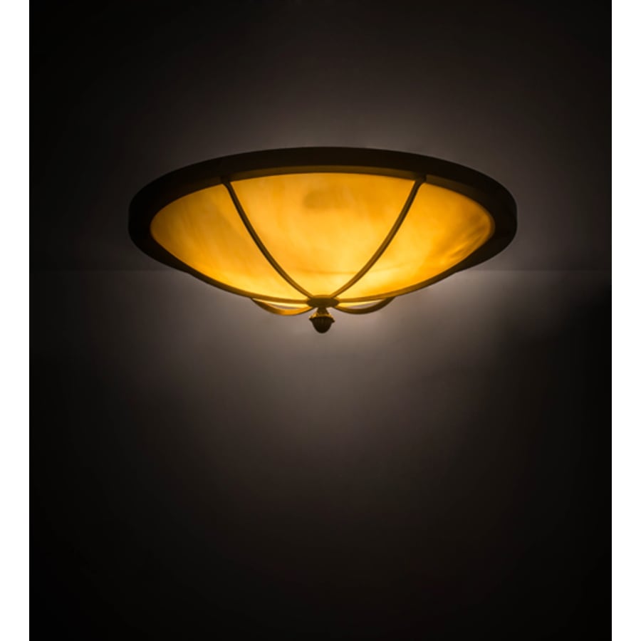Meyda Tiffany Dominga 2 Light 24" Wide Flush Mount Bowl Ceiling Fixture