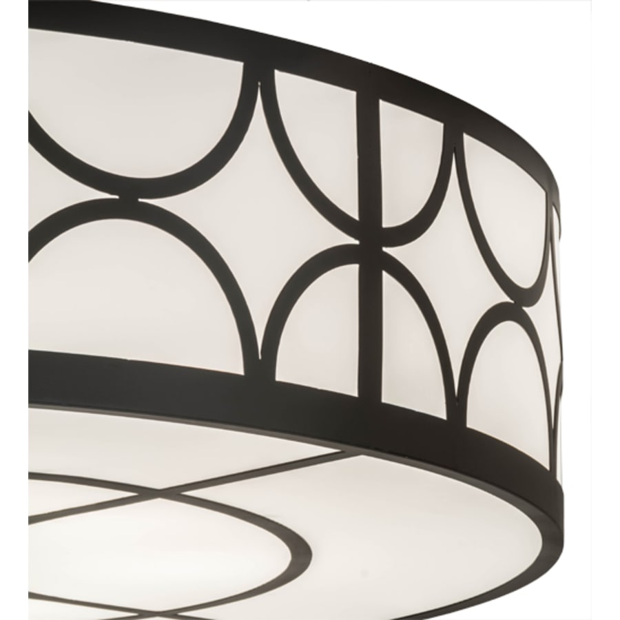 Meyda Tiffany Revival Deco Cilindro 8 Light 60" Wide Semi-Flush Drum Ceiling Fixture