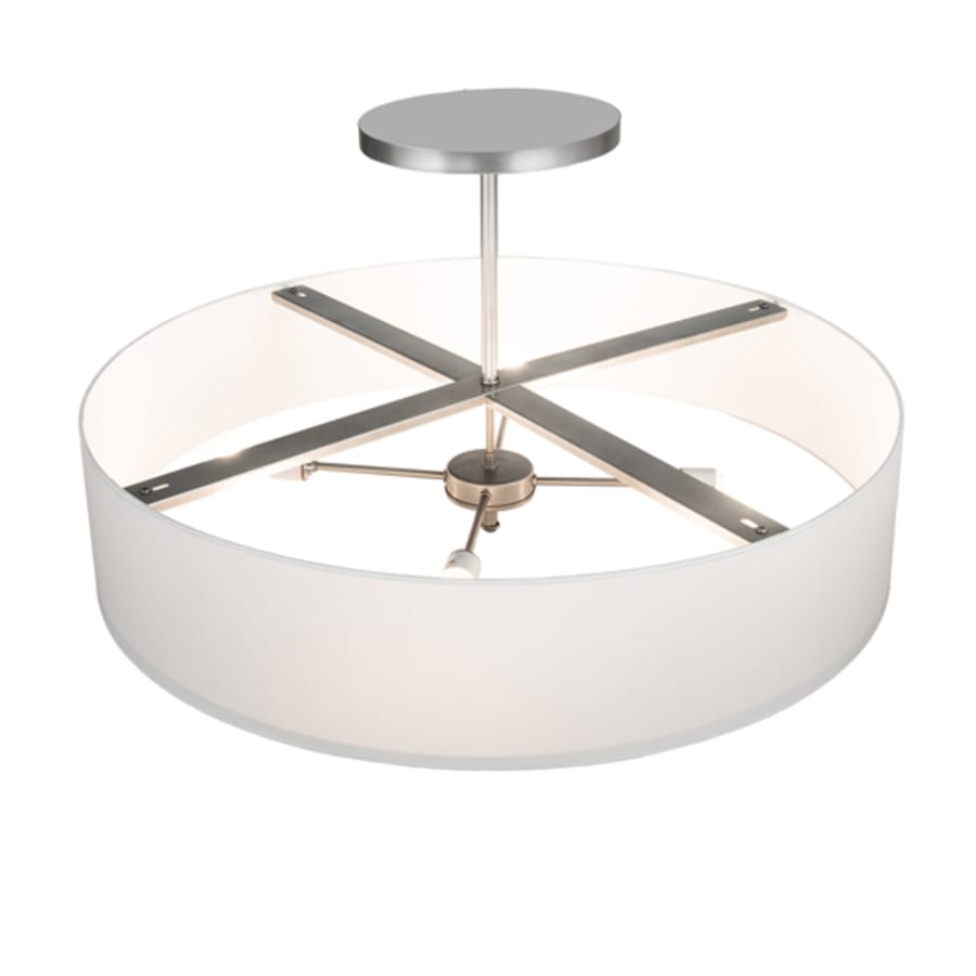 Meyda Tiffany Cilindro 4 Light 36" Wide Semi-Flush Drum Ceiling Fixture