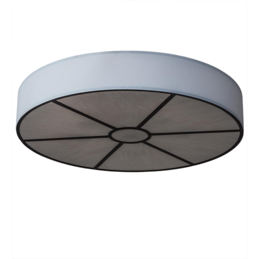 Meyda Tiffany Cilindro 8 Light 48" Wide Semi-Flush Drum Ceiling Fixture - Oil Rubbed Bronze Finish