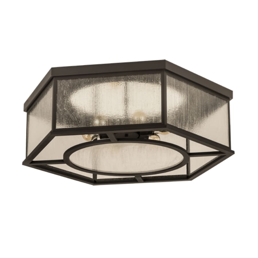 Meyda Tiffany Chauncey 6 Light 36" Wide Flush Mount Drum Ceiling Fixture
