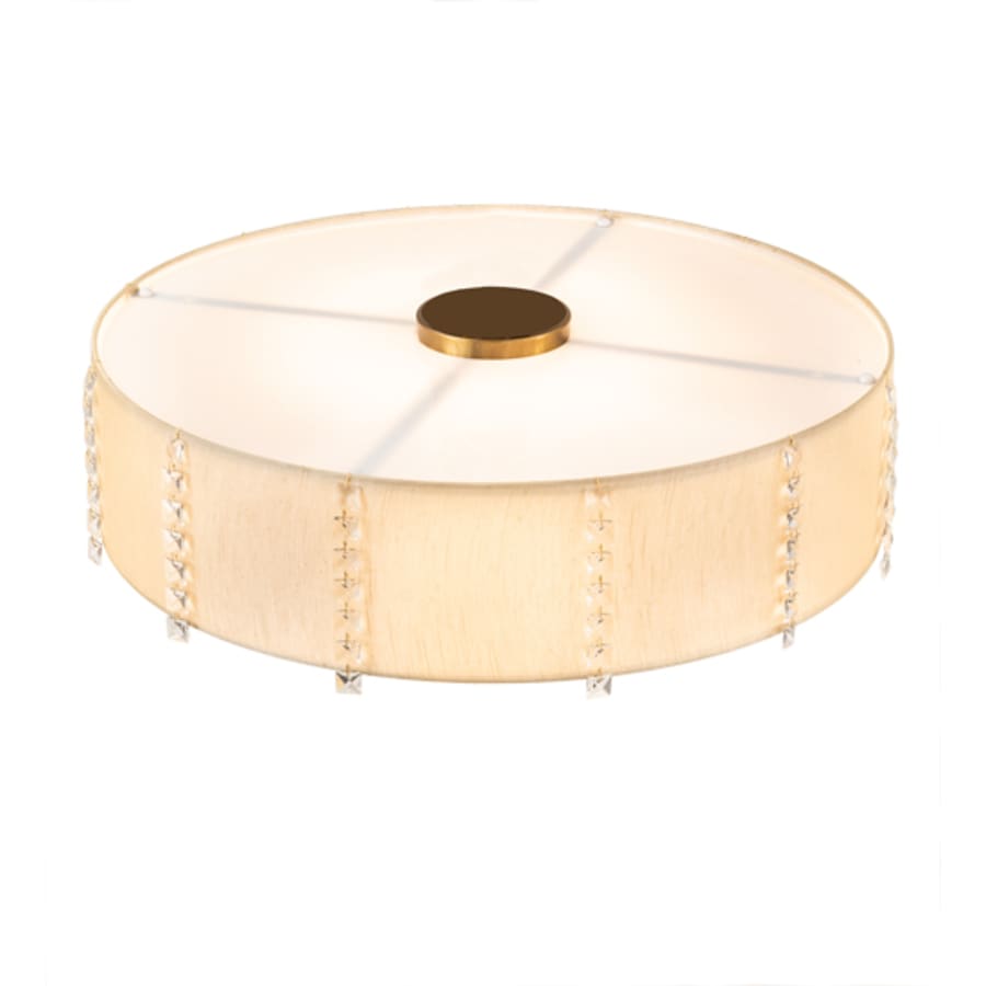 Meyda Tiffany Cilindro Lujoso 8 Light 33" Wide Semi-Flush Drum Ceiling Fixture