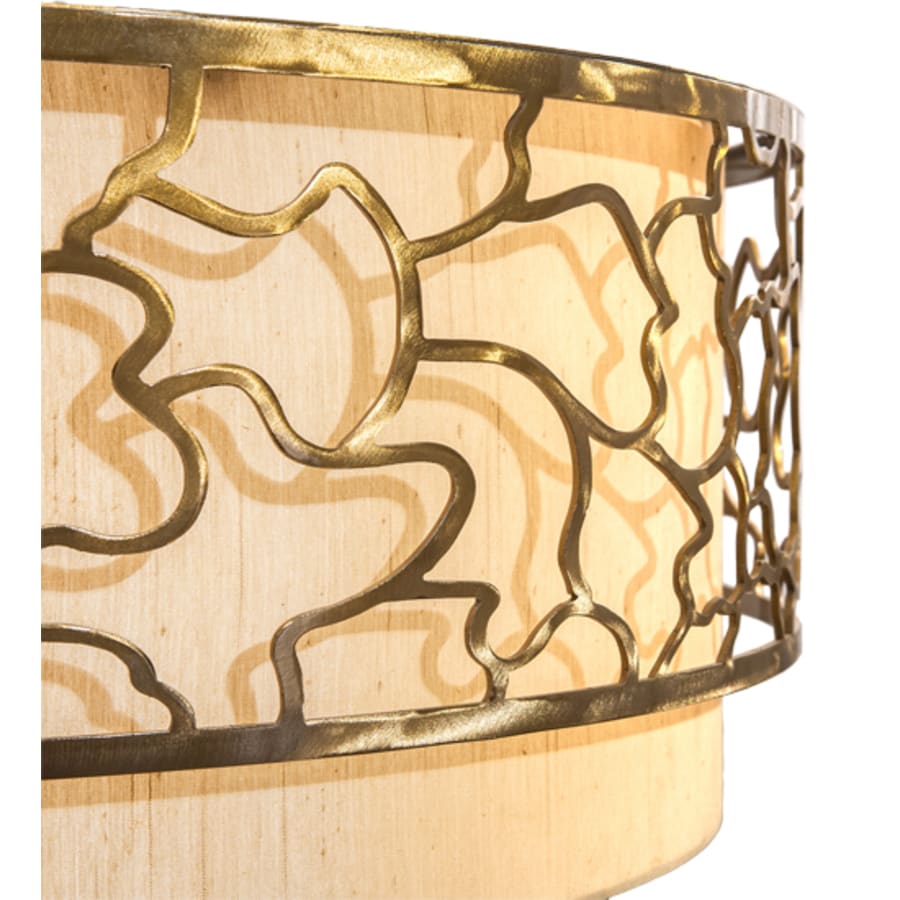 Meyda Tiffany Deserto Seco 4 Light 27" Wide Semi-Flush Drum Ceiling Fixture