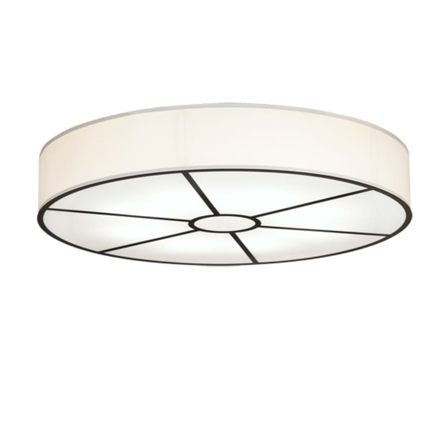 Meyda Tiffany Cilindro 8 Light 48" Wide Semi-Flush Drum Ceiling Fixture - Timeless Bronze Finish