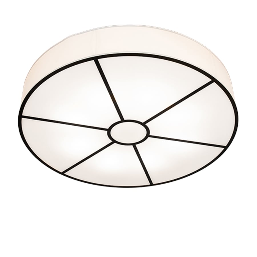 Meyda Tiffany Cilindro 8 Light 48" Wide Semi-Flush Drum Ceiling Fixture - Timeless Bronze Finish