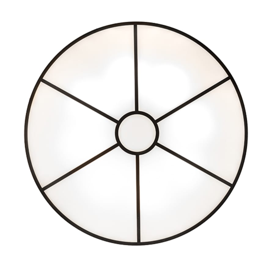 Meyda Tiffany Cilindro 8 Light 48" Wide Semi-Flush Drum Ceiling Fixture - Timeless Bronze Finish