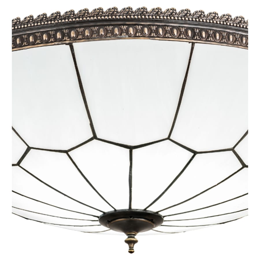 Meyda Tiffany Vincent Honeycomb 30" Wide LED Semi-Flush Bowl Ceiling Fixture