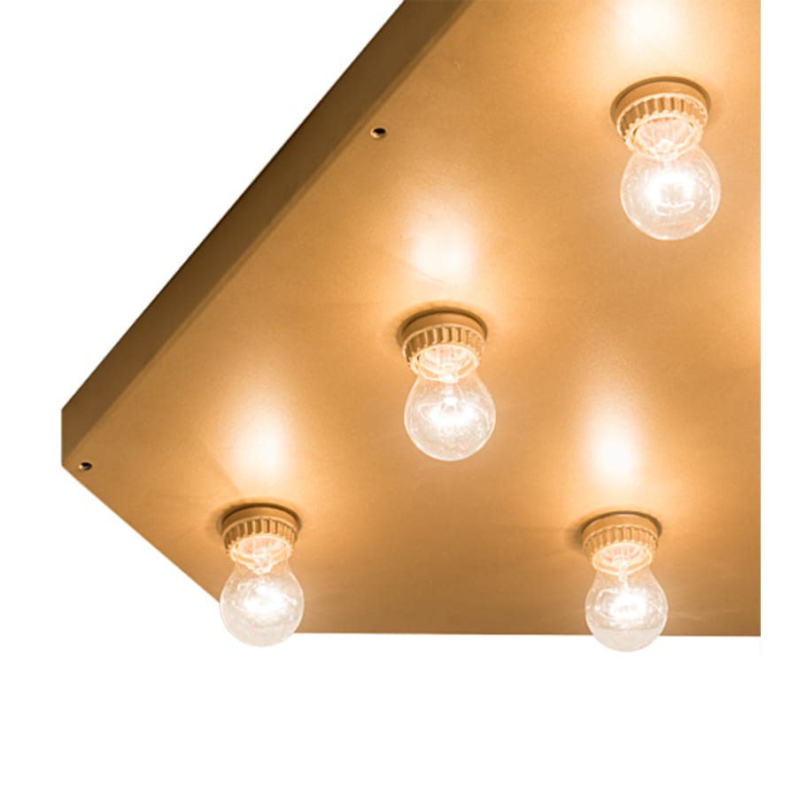 Meyda Tiffany Triantan 55 Light 98" Wide Flush Mount Ceiling Fixture