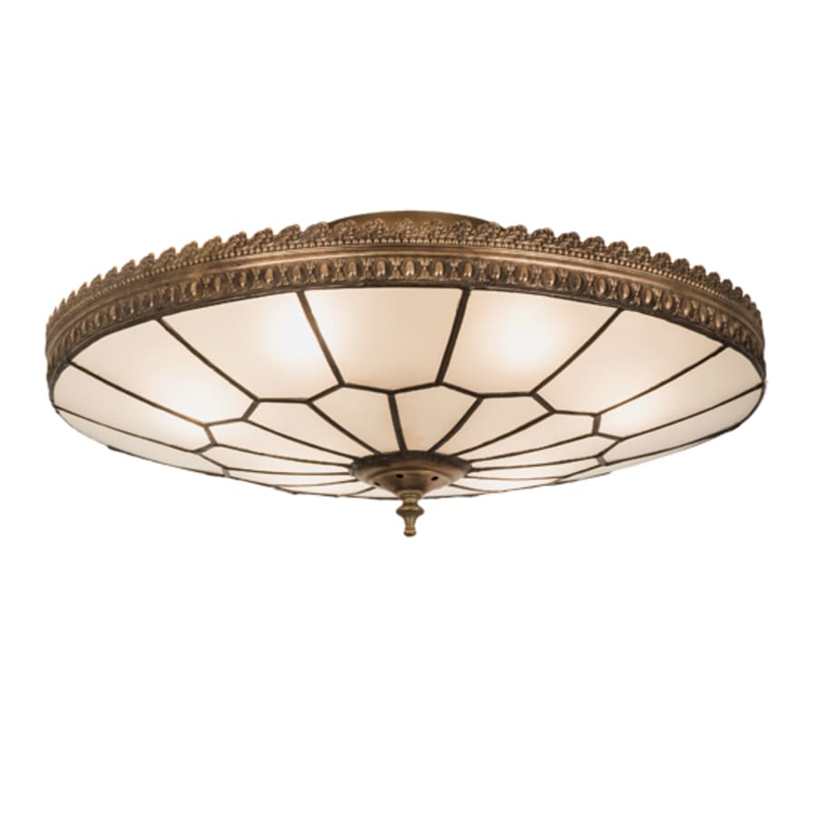 Meyda Tiffany Vincent Honeycomb 6 Light 21" Wide Semi-Flush Bowl Ceiling Fixture