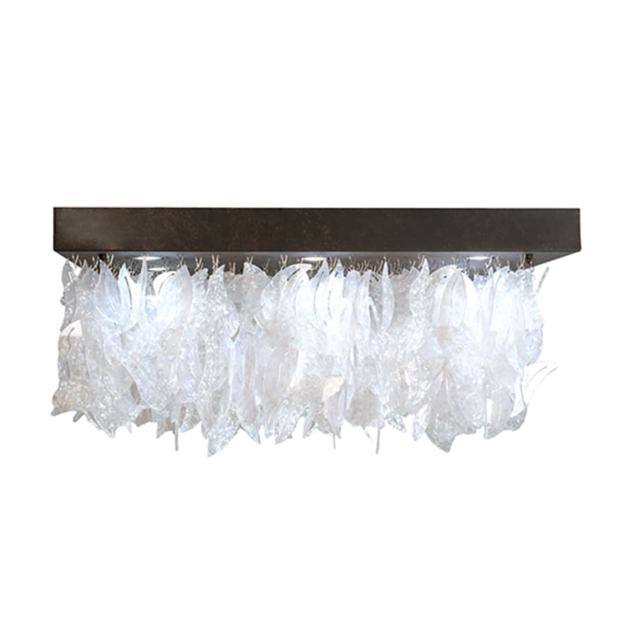 Meyda Tiffany Ginkgo 9 Light 51" Wide Flush Mount Ceiling Fixture