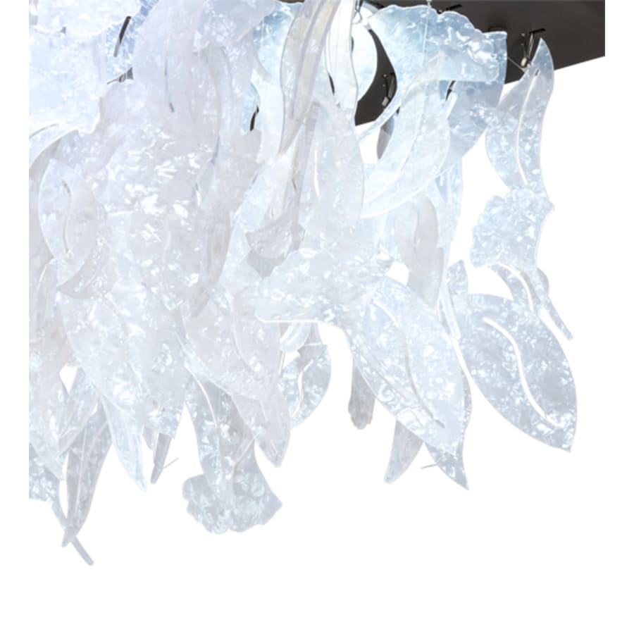 Meyda Tiffany Ginkgo 9 Light 51" Wide Flush Mount Ceiling Fixture