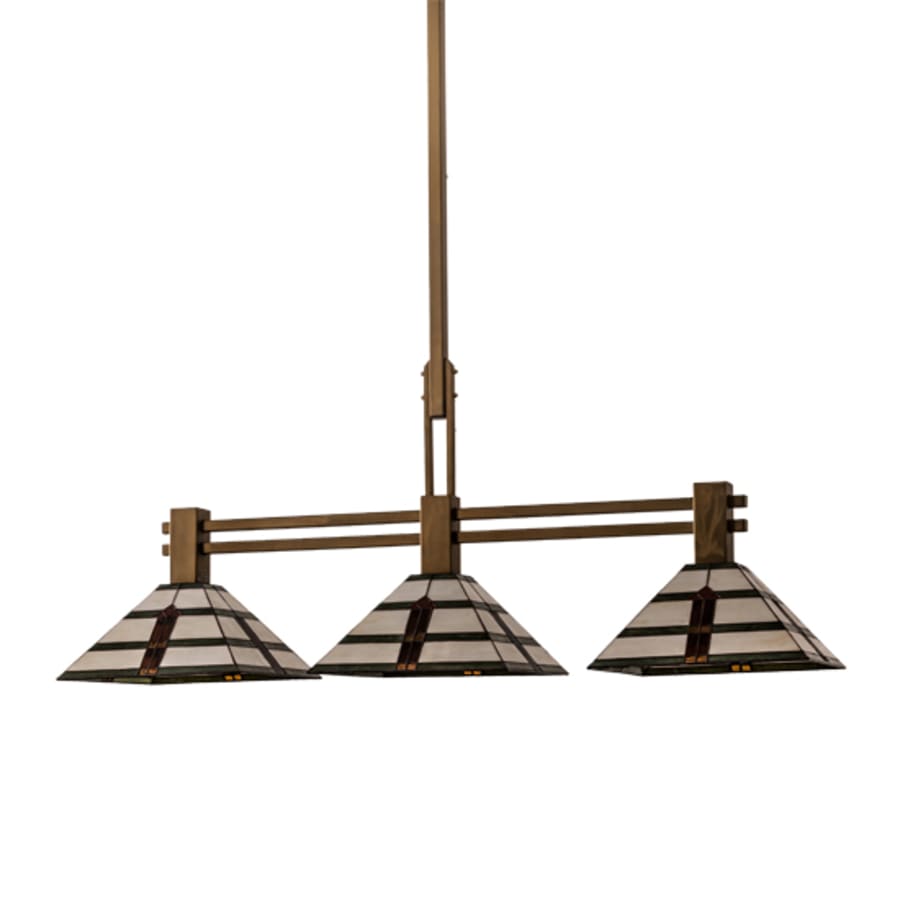 Meyda Tiffany 3 Light 48" Wide Linear Pendant