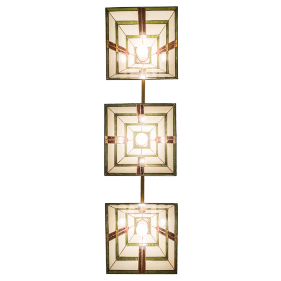 Meyda Tiffany 3 Light 48" Wide Linear Pendant