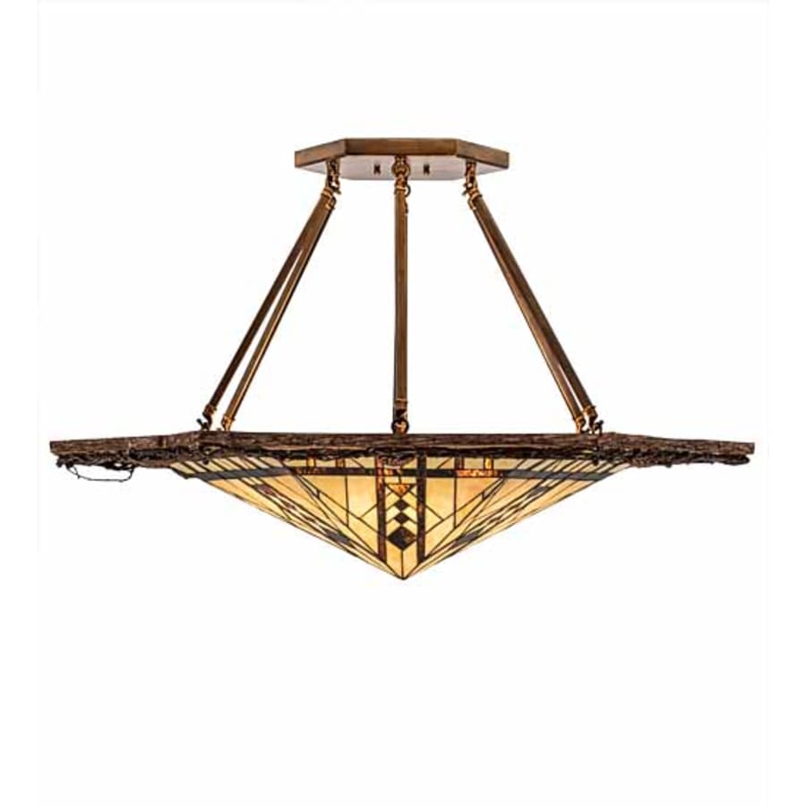 Meyda Tiffany Sonoma 6 Light 40" Wide Semi-Flush Ceiling Fixture