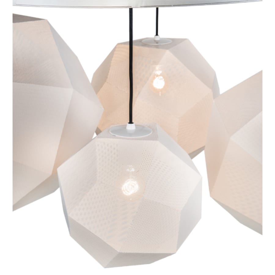 Meyda Tiffany 4 Light 48" Wide Abstract Multi Light Pendant