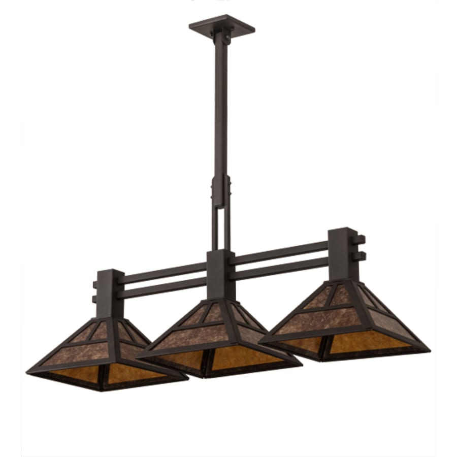 Meyda Tiffany 3 Light 40" Wide Linear Pendant