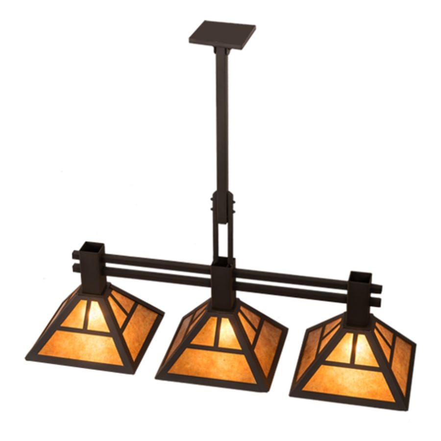 Meyda Tiffany 3 Light 40" Wide Linear Pendant