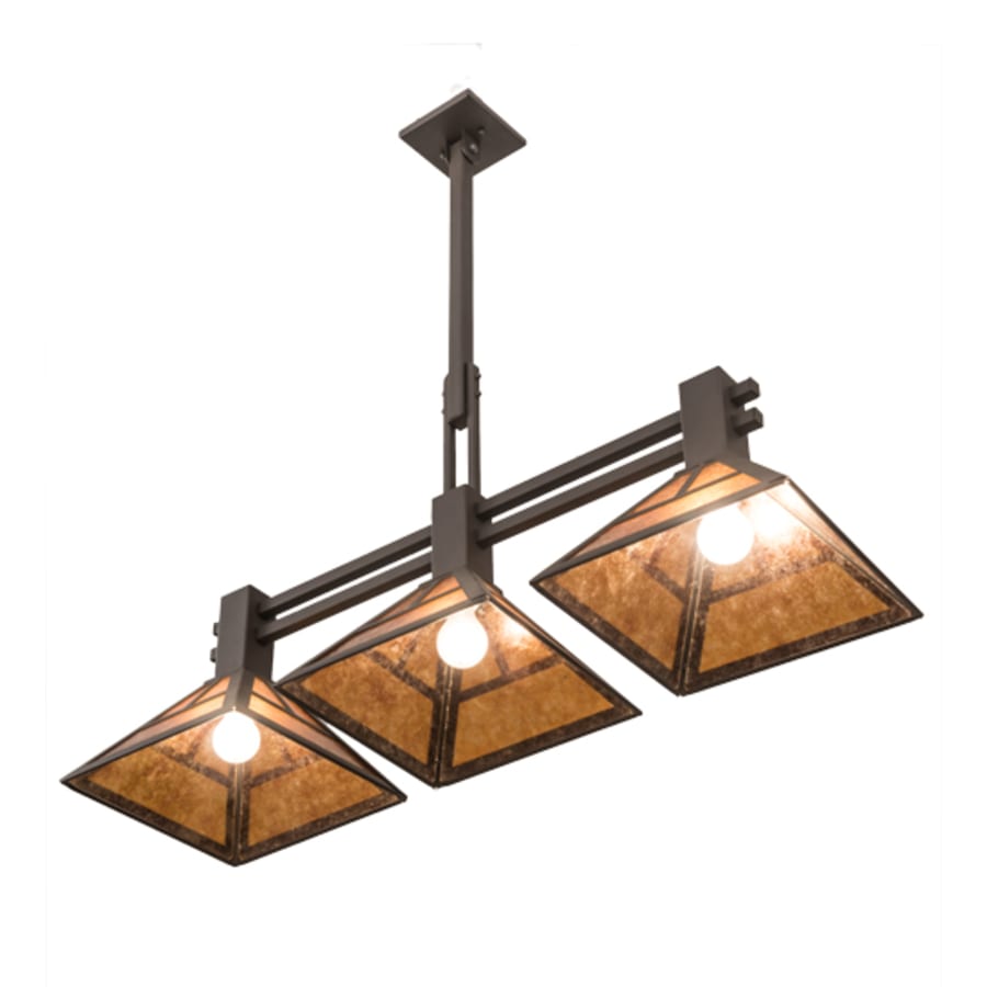 Meyda Tiffany 3 Light 40" Wide Linear Pendant