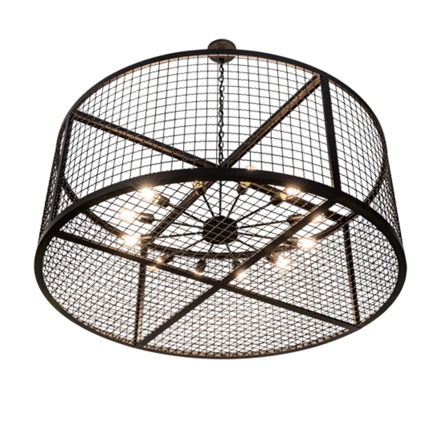 Meyda Tiffany 12 Light 60" Wide Cage Pendant