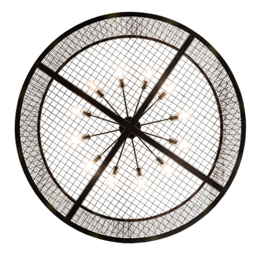Meyda Tiffany 12 Light 60" Wide Cage Pendant