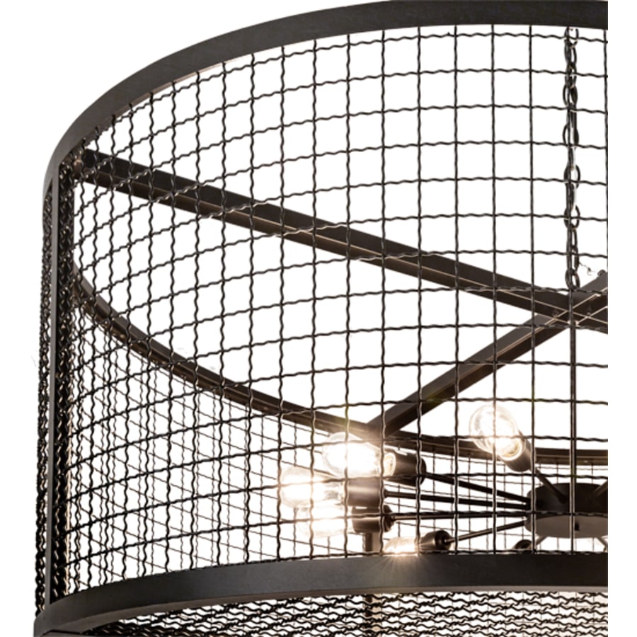 Meyda Tiffany 12 Light 60" Wide Cage Pendant