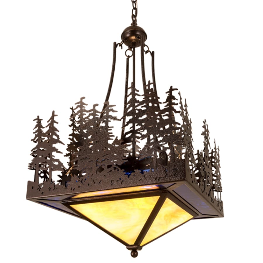 Meyda Tiffany 4 Light 28" Wide Abstract Pendant