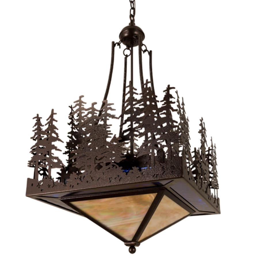 Meyda Tiffany 4 Light 28" Wide Abstract Pendant