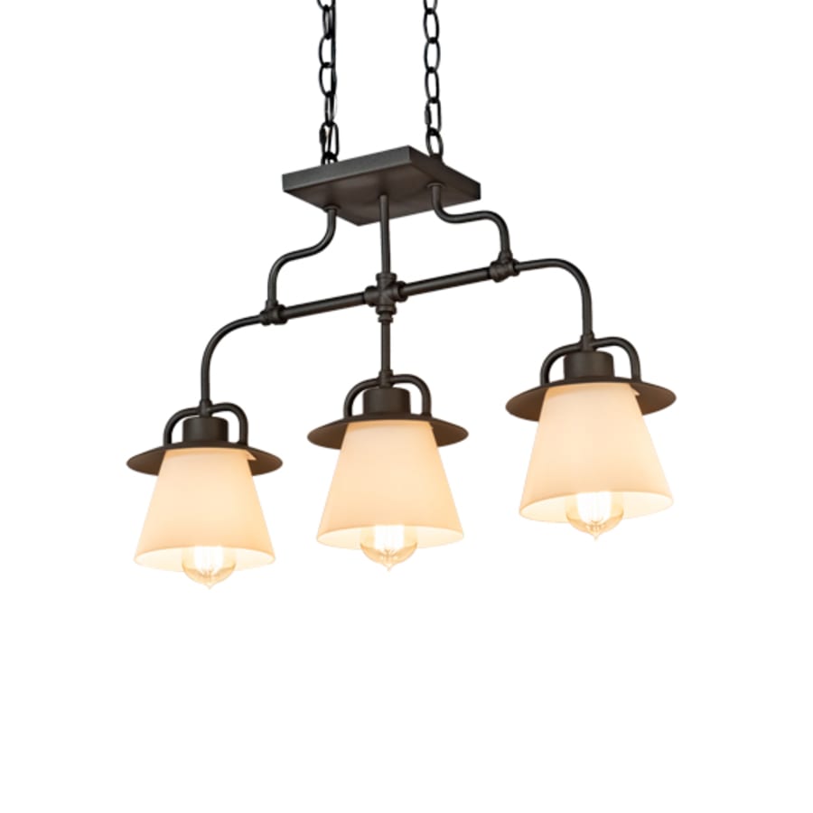 Meyda Tiffany 3 Light 24" Wide Linear Pendant